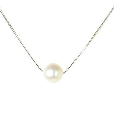 HinsonGayle AAA GEM 10mm White Round Pearl Necklace
