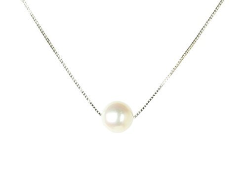 HinsonGayle AAA GEM 10mm White Round Pearl Necklace