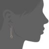 Rose Gold Over Sterling Silver Open Heart Earrings