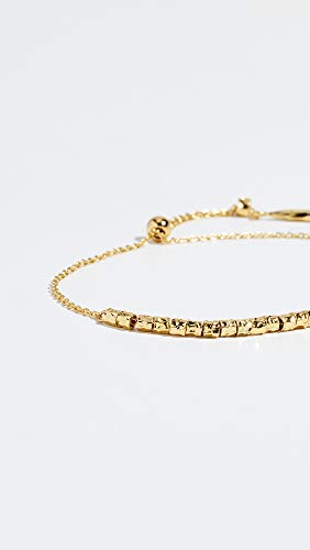 18K Gold Plated Laguna Adjustable Strand Bracelet