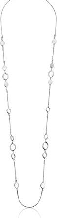 Nine West Silver Tone Long Strand Necklace