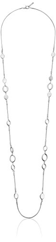 Nine West Silver Tone Long Strand Necklace