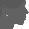 Fossil Crystal Stud Earrings
