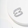 Zirconia Classic Prong-Set Wedding or Anniversary Ring