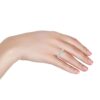 Zirconia Classic Prong-Set Wedding or Anniversary Ring