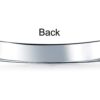 250 Gauge 925 Sterling Silver Figaro Engravable Name