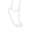 Heart Anklet Chain Ankle Bracelet With Extender