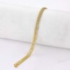 14kt Yellow Gold Flat Oval-Link Bracelet Ross-Simons