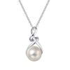 FANCIME 9-10mm Genuine Freshwater Pearl Sterling Silver