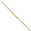 Bracelet 14k Yellow Gold Link 7 Inch Figaro