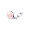 Pink Freshwater Cultured Pearl Clip On Ball Stud Earrings