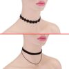 Akstore 8 PCS Velvet Choker Classic Choker Necklace