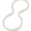 THE PEARL SOURCE 14K Gold 6.5-7.0mm AAA Quality Pearl Necklace
