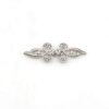 3 Pair Rhinestone Sweater Clips Brooche