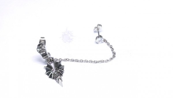 Snake Punk Chain Earrings 316L Stainless Steel