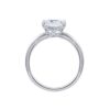 Elegance Redefined: Platinum-Plated Princess-Cut Solitaire Ring with Swarovski Zirconia (2 cttw)