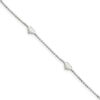 925 Sterling Silver Hollow Adjustable Lobster Claw Closure