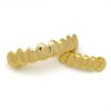 LuReen Shiny 14k Gold Silver Grillz 8 Teeth Top