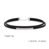 Jakawin Choker Necklace Adjustable Black Collar Necklaces