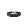 Geoffrey Beene Men's Multi-Strand Braided Genuine Leather Bracelet