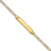 Bracelet 14k Yellow Gold Link 7 Inch Figaro