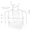 14K Yellow Gold Chain with 7-7.5mm White Freshwater Cultured Pearl