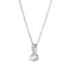 Swarovski Solitaire Necklace with a White Crystal Pendant