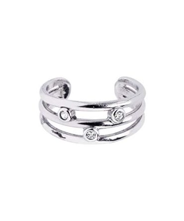 925 Sterling Silver With Rhodium, Ring for Girls