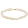 14k Yellow Gold 4-4.5mm and 7-7.5mm White Cultured Pearl