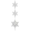 Shan-S Christmas Crystal Acrylic Snowflake Gems