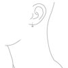 Elegance Redefined: White Freshwater Pearl Leverback Earrings in Sterling Silver - A Perfect Gift for Any Occasion