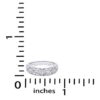Sterling Silver Diamond Band Ring