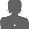 Sterling Silver Extra-Large Engraved Oval Locket Necklace