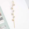 Ear Cuffs Crawler Hook Earrings Pearl Cubic Zirconia