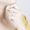 Platinum Engagement Ring Bridal Set 2