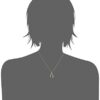 Amazon Collection 14k Rose Gold Plated Sterling Silver Pendant Necklace