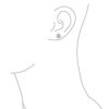 Sparkle Anywhere: Trend Spherical Crystal Disco Ball Stud Earrings in 925 Sterling Silver - Perfect for Glamorous Everyday Style