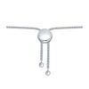 La Joya 1/20ct tw Sterling Silver Cross Bolo Bracelet