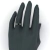 Black Diamond engagement rings 3/4 carat tw 14K White gold