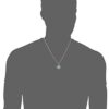 Amazon Collection Men's Sterling Silver Pendant
