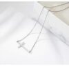 XOYOYZU Tiny Cross Pendant Necklace for Women