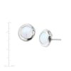 October Celebration Opal Stud Earrings – Sterling Silver Elegance for Every Occasion ✨