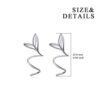 Mermaid Earrings Climber Sterling Silver Ear Crawler Wrap