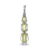 Baguette Pendant Enhancer Carolyn Pollack Sterling Silver Lemon