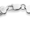Solid 9mm Diamond-Cut Cuban Link Curb Chain Bracelet