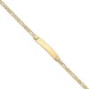 Bracelet 14k Yellow Gold Link 7 Inch Figaro