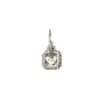 Platinum Plated Sterling Silver Antique Drop Earrings se