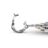 American West Sterling Silver Gold Mother of Pearl