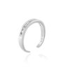 Hoops & Loops Sterling Silver Chanel Toe Ring