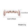 Custom Fit 18k Gold Plated Hip Hop Teeth Fang